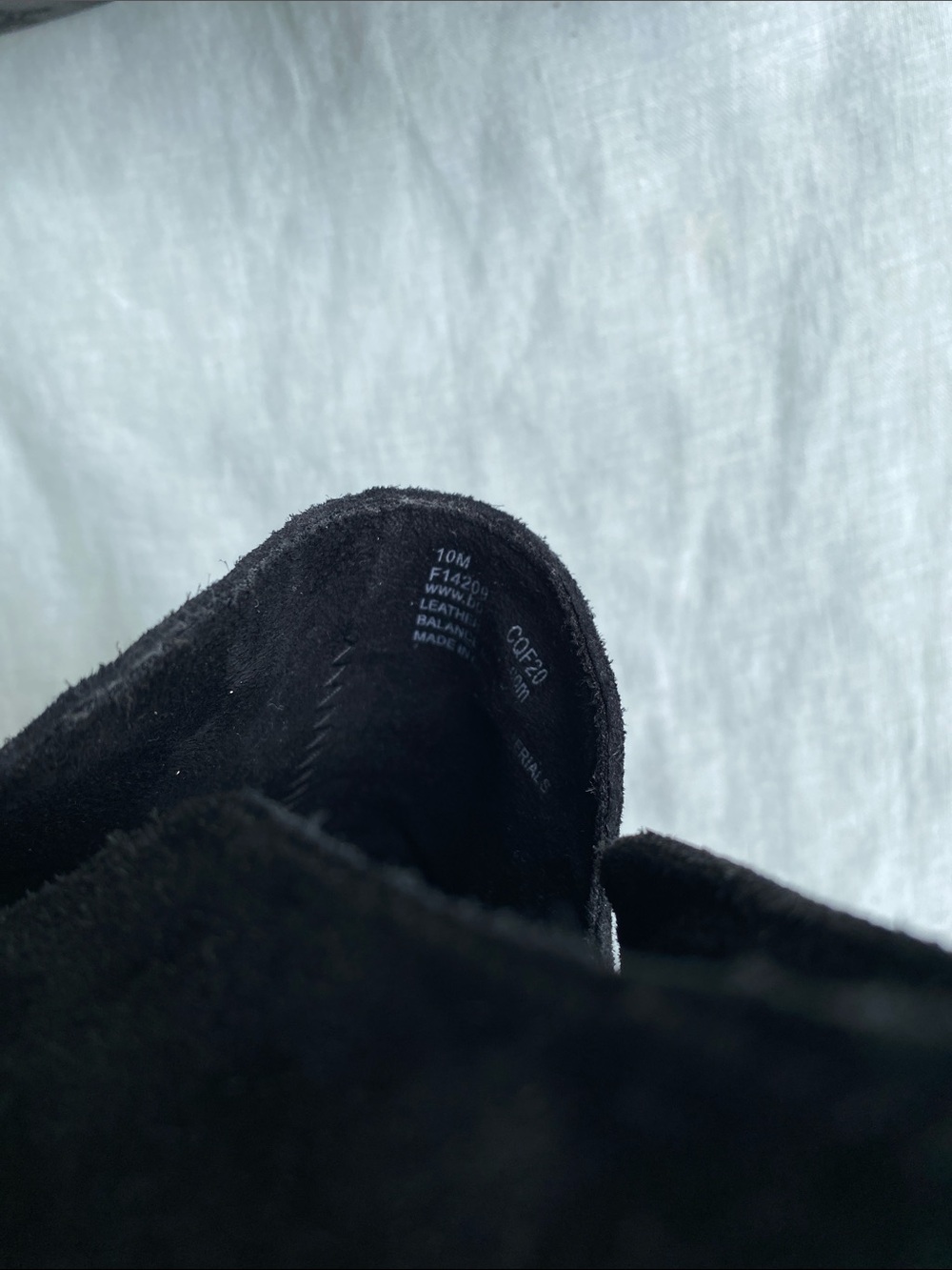 NWT Born black nubuck leather Antonia zip ankle boots - Picture 10 of 12